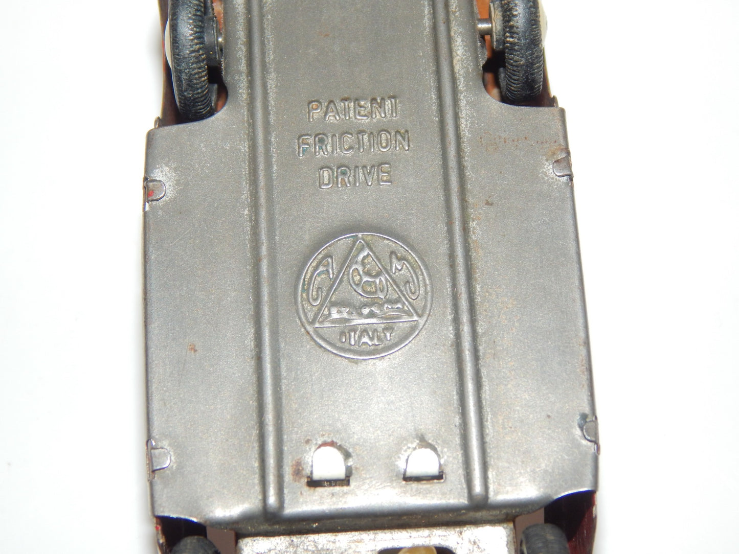 1950's ACM ITALY TIN TOY ALFA ROMEO GIULIETTA CAR VINTAGE L=110mm FRICTION DRIVE - MotoRaider