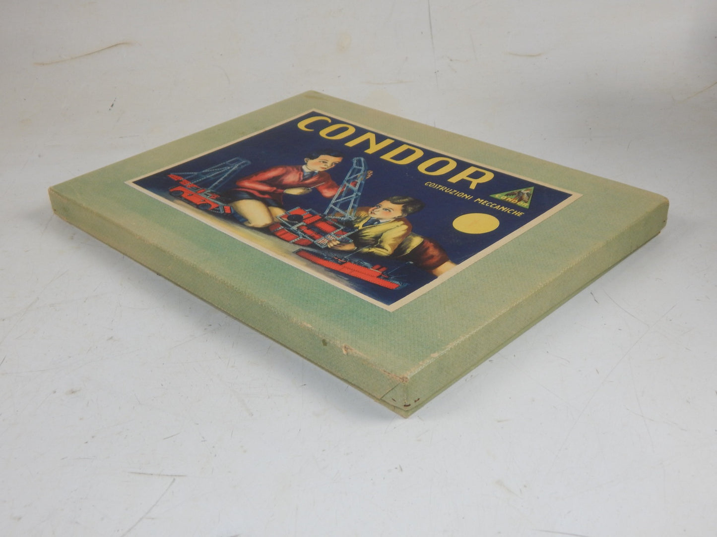 1950's CONDOR COSTRUZIONI MECCCANICHE MECCANO TOY BOX ITALY VINTAGE SCATOLA 2 - MotoRaider