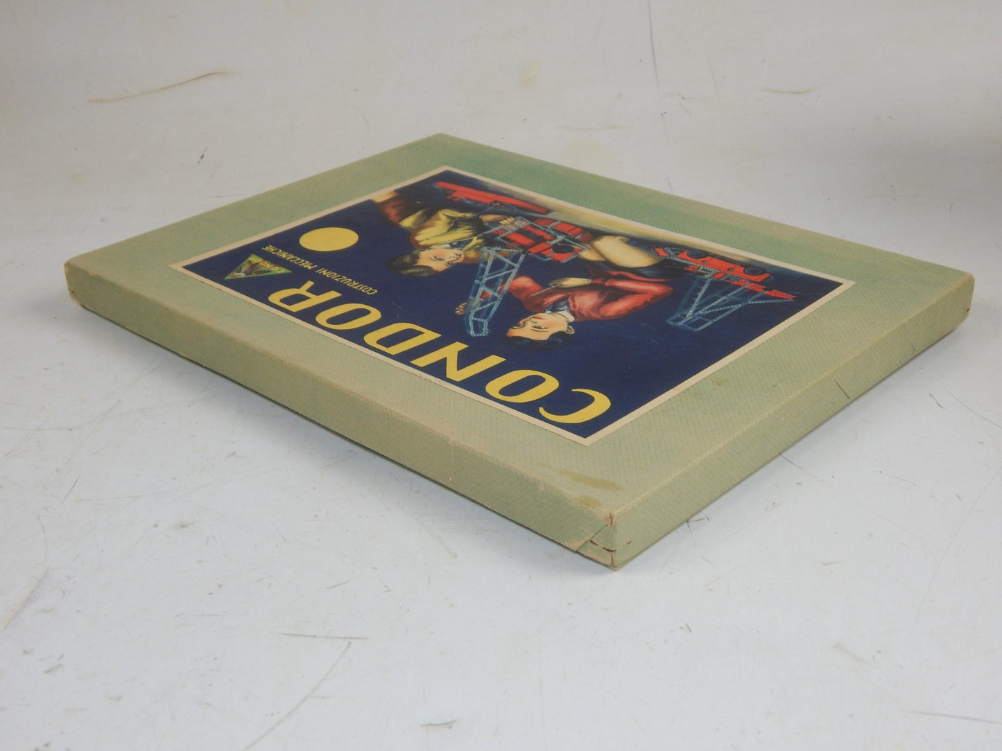 1950's CONDOR COSTRUZIONI MECCCANICHE MECCANO TOY BOX ITALY VINTAGE SCATOLA 2 - MotoRaider
