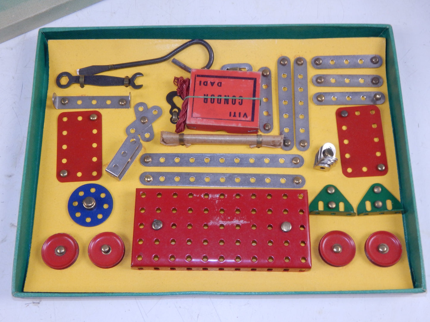 1950's CONDOR COSTRUZIONI MECCCANICHE MECCANO TOY BOX ITALY VINTAGE SCATOLA 2 - MotoRaider