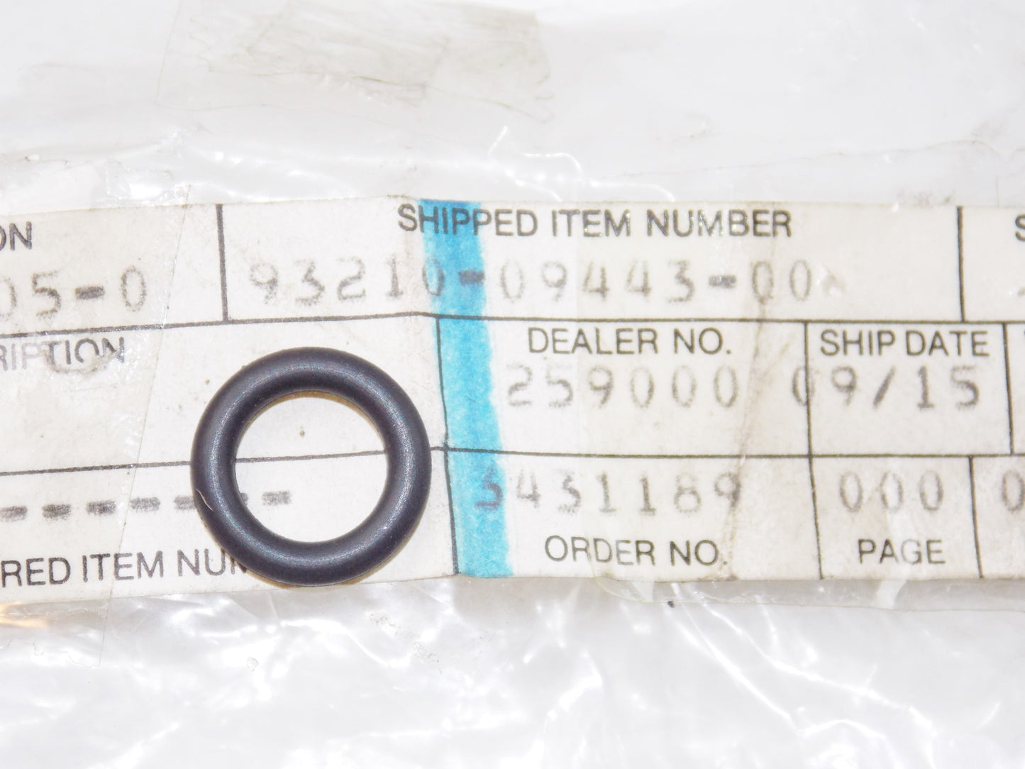 NOS YAMAHA 1981-1986 XJ550H XJ550RH XJ550RJ XJ750RJ MAXIM O-RING 93210-09443 - MotoRaider