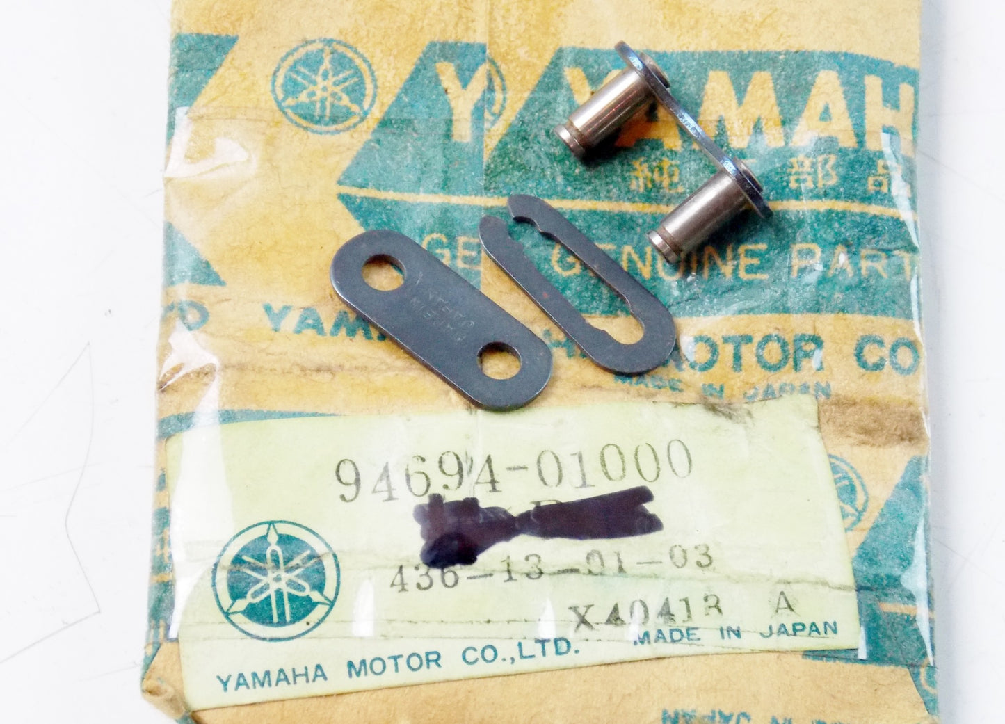 NOS YAMAHA 1963-2016 SEROW TTR225 XT225 XT250 MASTER LINK LOCK 94694-01000 - MotoRaider