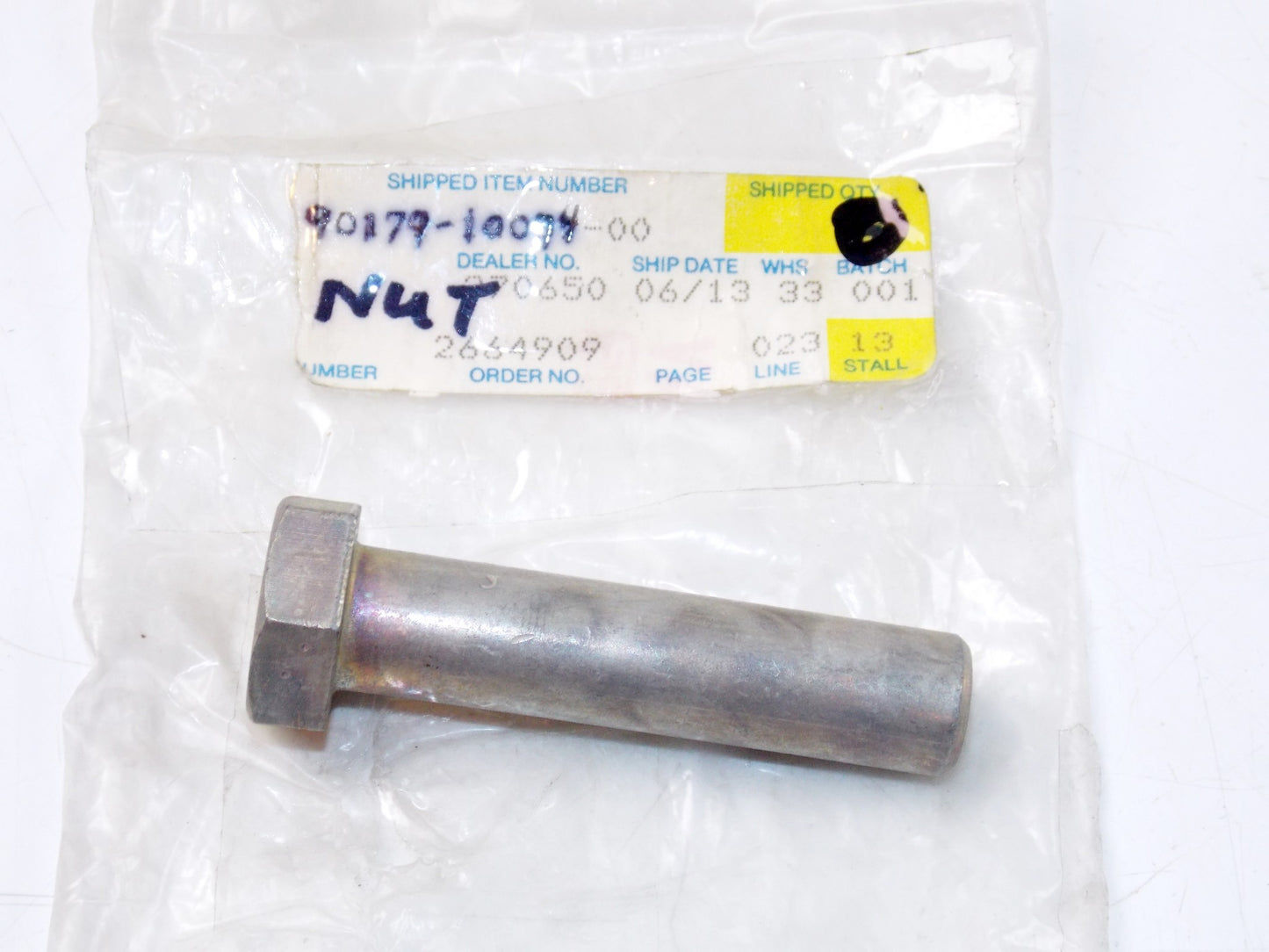 NOS YAMAHA RT2MX DT2MX DT1S DT1MX DT1 NUT SPEC'L SHAPE 90179-10074 - MotoRaider