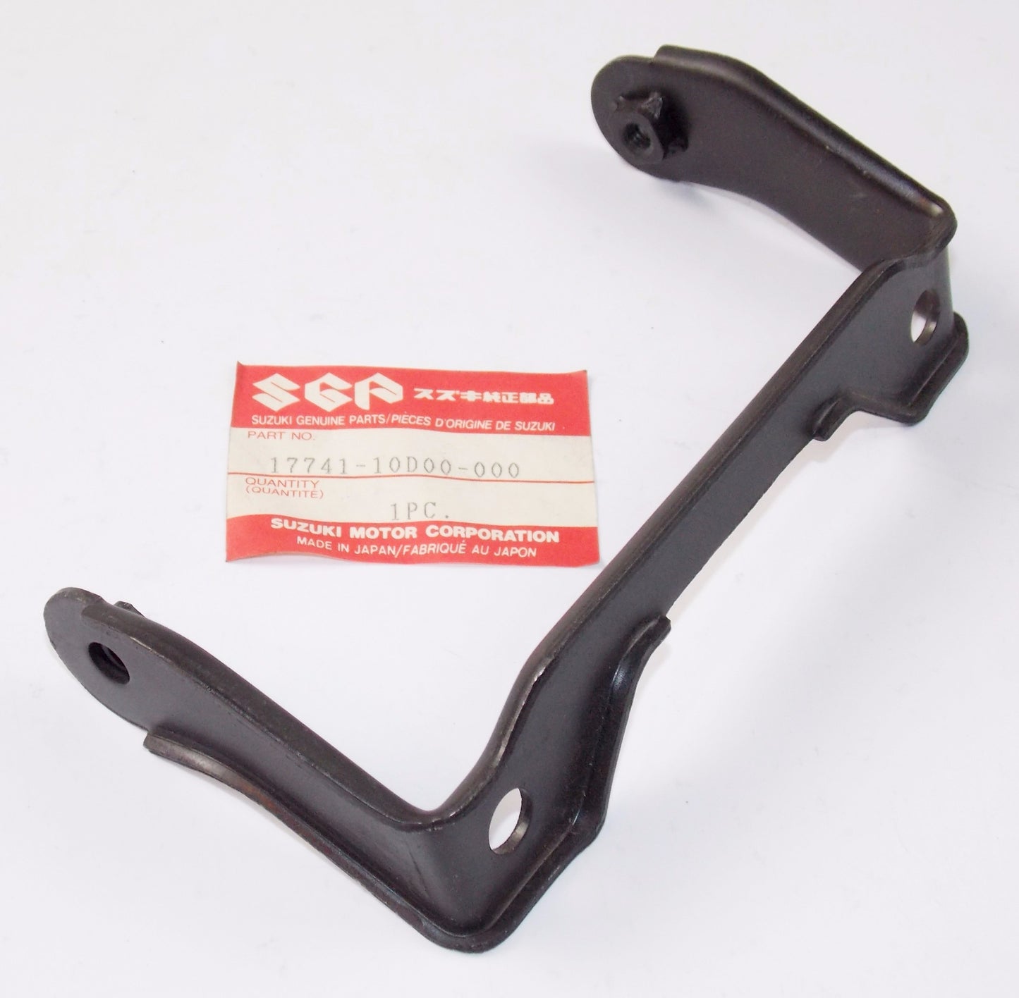 NOS OEM SUZUKI 91-92 GSF400 RADIATOR LOWER BRACKET 17741-10D00-000 - MotoRaider