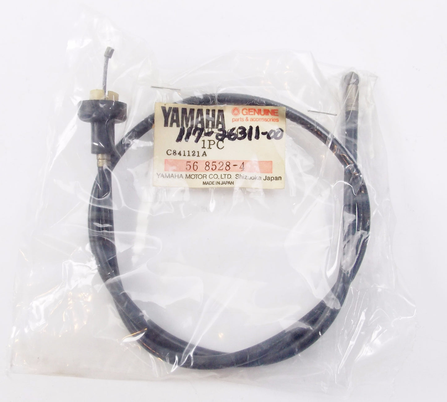 NOS OEM YAMAHA 66-67 U5/D UPPER THROTTLE CABLE ASSY 117-26311-00 - MotoRaider