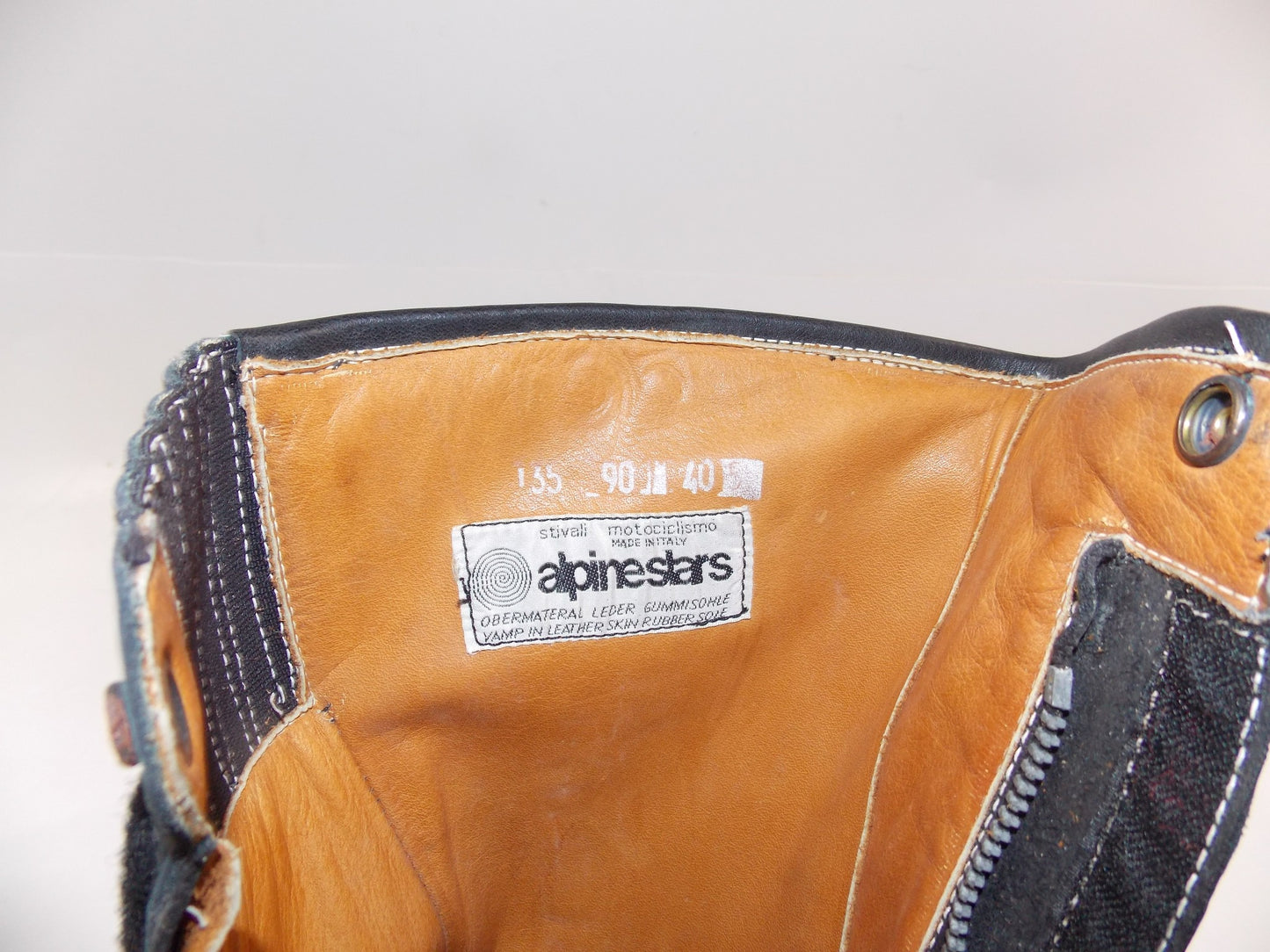 ALPINESTARS LA STRADA BLACK LEATHER MOTORCYCLES RIDING BOOTS SIZE 40 EU (7 US) - MotoRaider