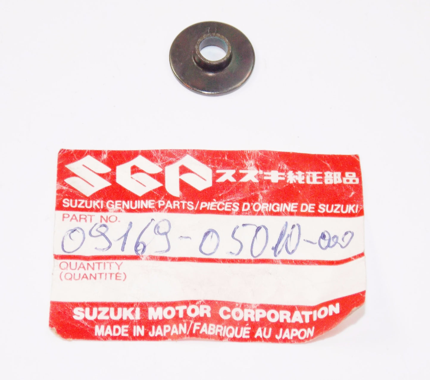 NOS OEM SUZUKI 85-09 LT230 TM400 GSX600/750 GS500ET WASHER 09169-05010 - MotoRaider
