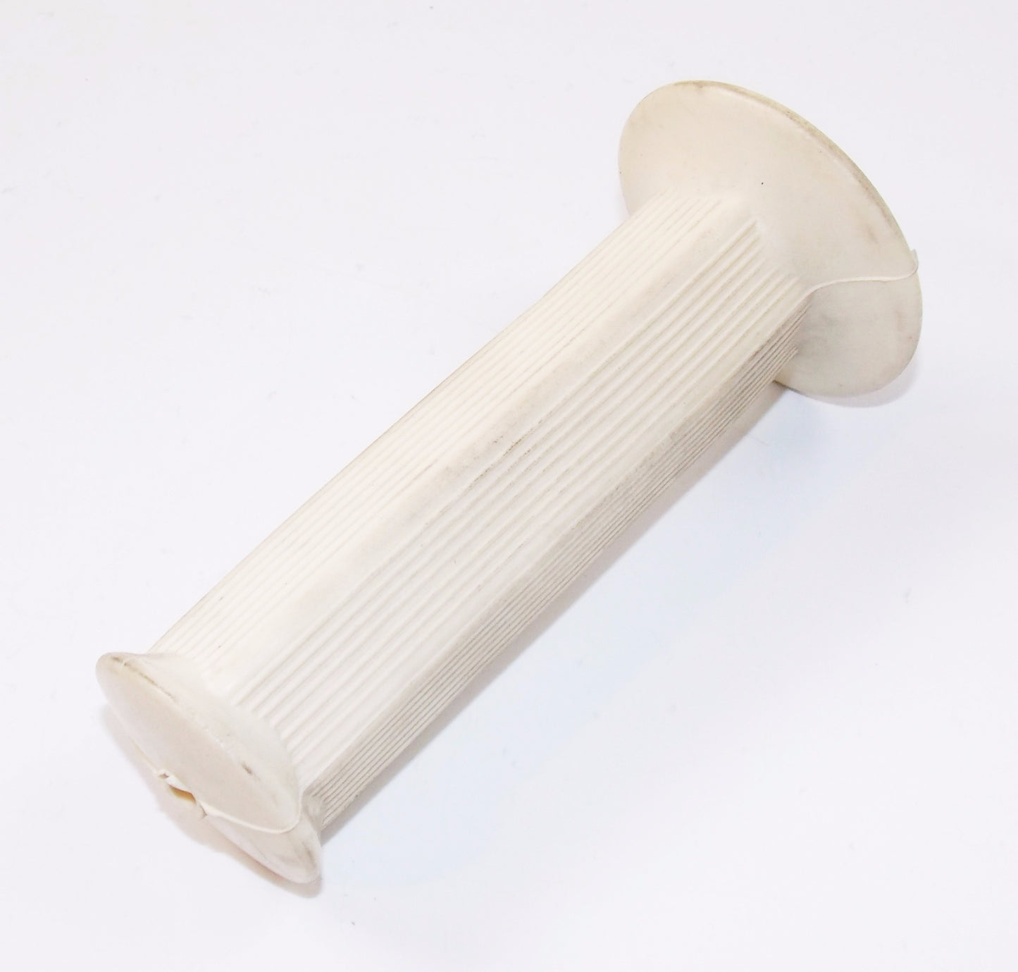 NOS OEM CAGIVA 1982 250-350 HANDLEBAR LH RH WHITE GRIPS 800028205 - MotoRaider