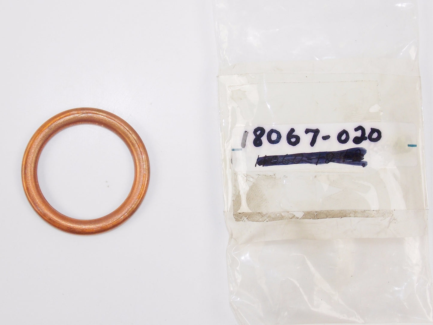 GASKET EXHAUST PIPE HOLDER KAWASAKI 1974-83 KZ400/440 KAF540 W/N Year 18067-020 - MotoRaider