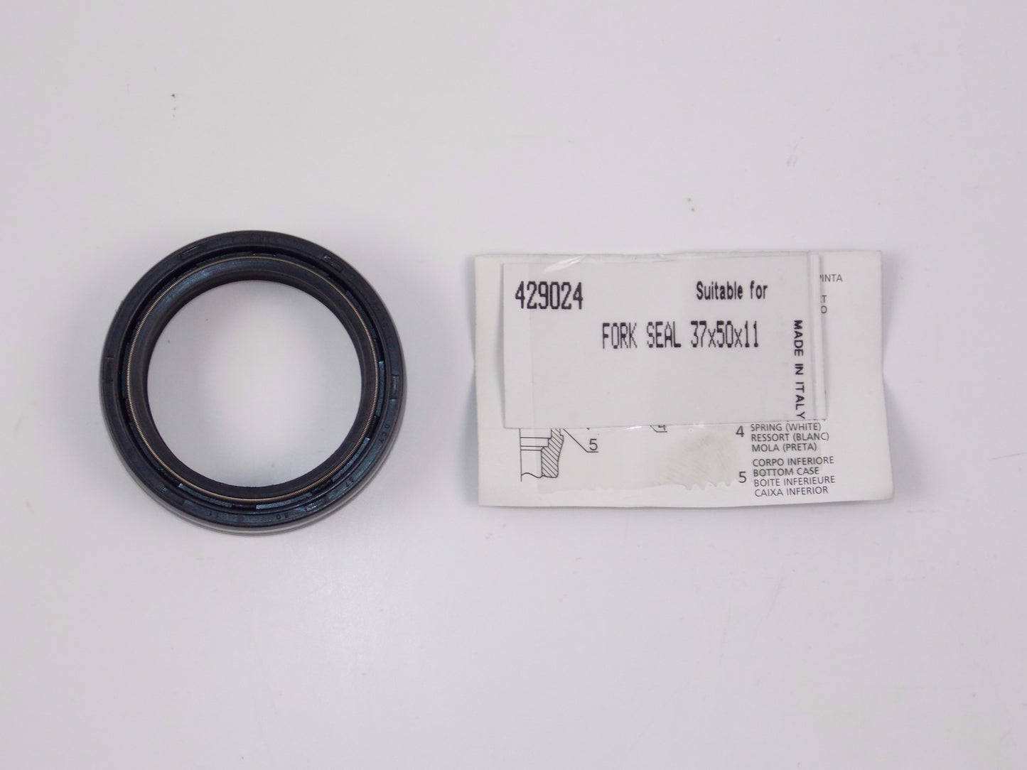 BIKE MASTER FRONT FORK OIL SEAL 37x50x11 37mm x 50mm x 11mm 42-9024 - MotoRaider