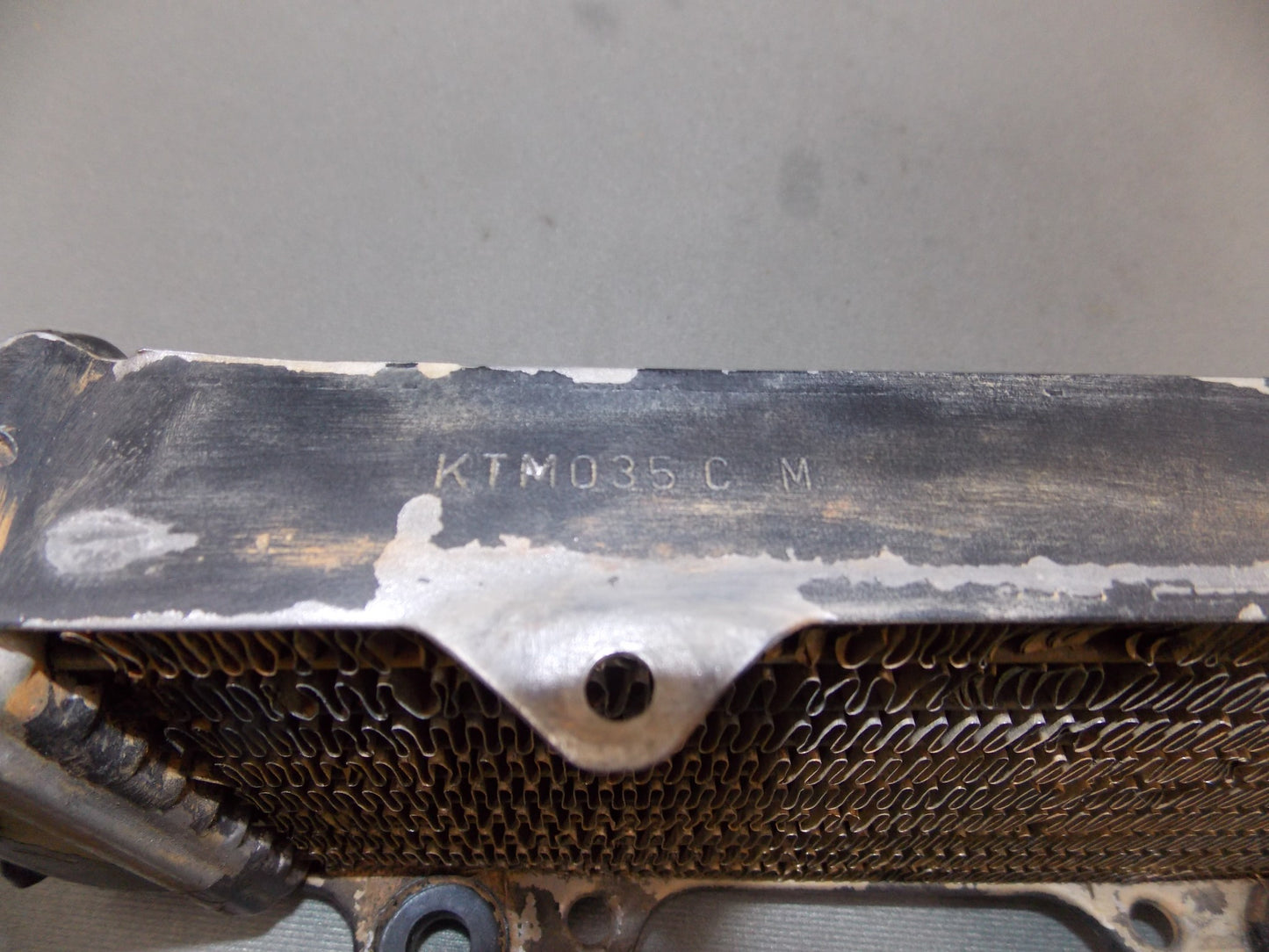 1992 KTM MXC 250 COOLING SYSTEM LEFT RADIATOR 1987-1988 250 MX - MotoRaider