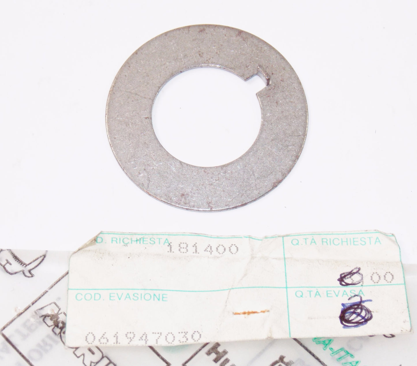 OEM CAGIVA DUCATI SUPERSPORT SUPERBIKE MONSTER CRANKSHAFT LOCK WASHER 061947030 - MotoRaider