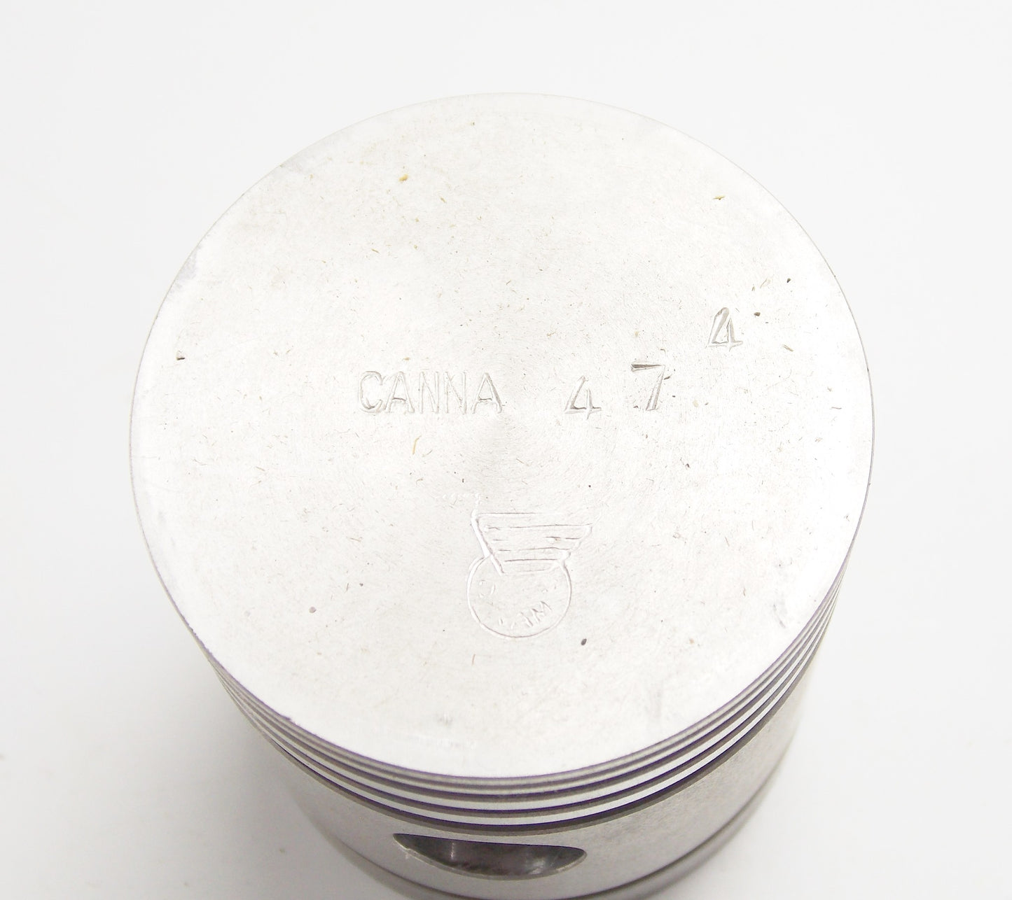 NOS DINAMIN PISTON+PIN+RINGS+CLIPS SET CPL. D. 47.4 mm LAVERDA 75cc MOTOR ENGINE - MotoRaider