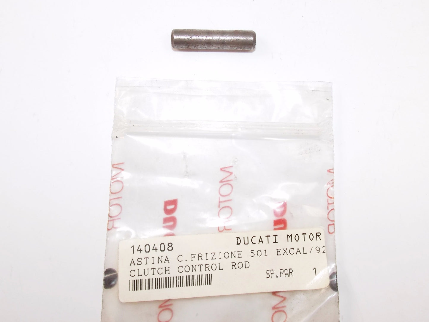 NOS OEM DUCATI MORINI 87-88 125 KJ KANGURO DART CAMEL CLUTCH CONTROL ROD 140408 - MotoRaider