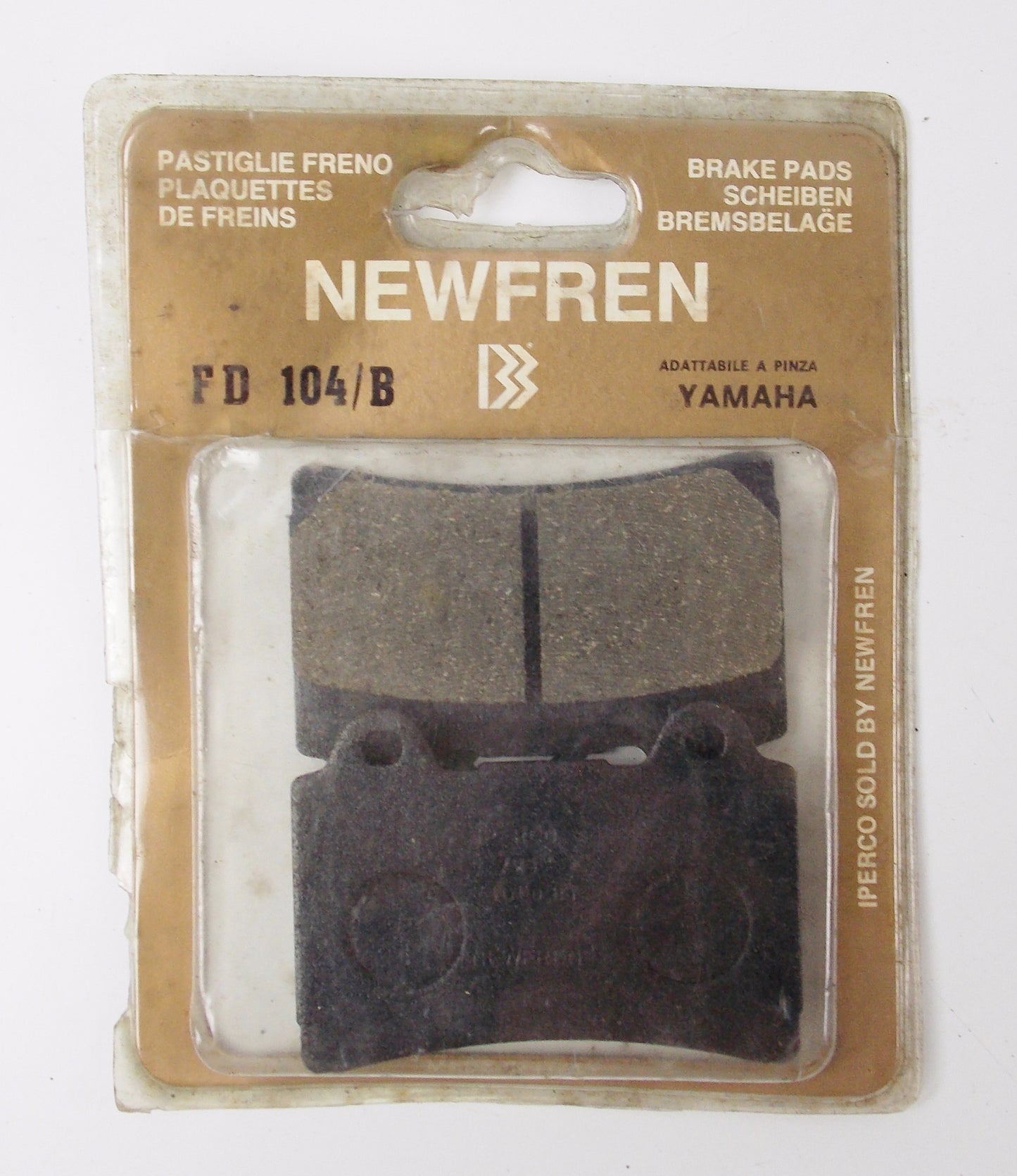 NEWFREN BRAKE PADS YAMAHA 1988-1989 FZR400 FD 104/B - MotoRaider