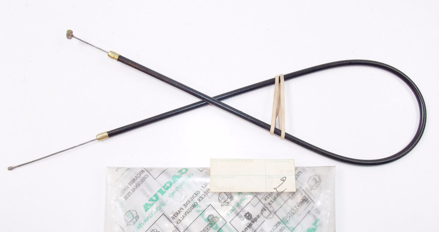 NOS OEM CAGIVA MORINI EXCALIBUR THROTTLE CABLE 350 360182 - MotoRaider