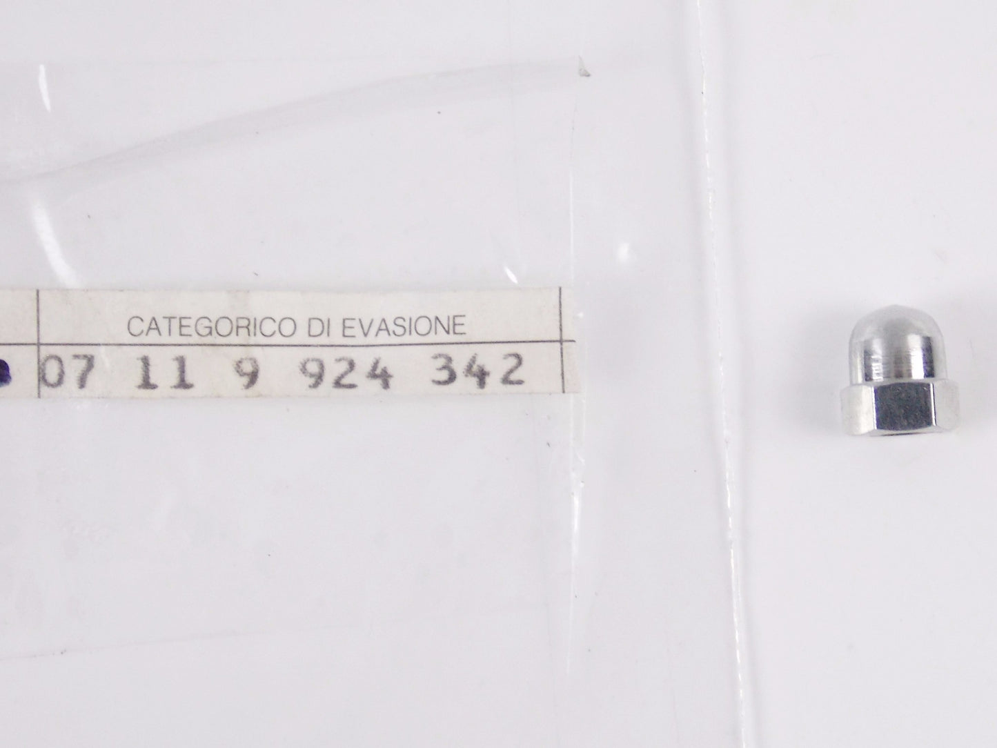 OEM BMW 87-07 K75 K100RS K1100LT/RS R1200ST REAR FENDER CAP NUT M5 07119924342 - MotoRaider