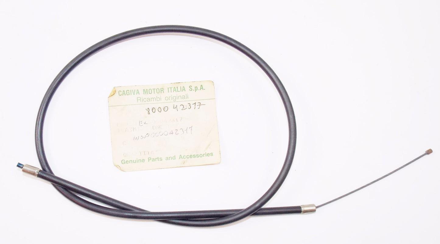 NOS OEM CAGIVA MV AGUSTA THROTTLE CABLE ASSY DUCATI HUSQVARNA MORINI 800042317 - MotoRaider