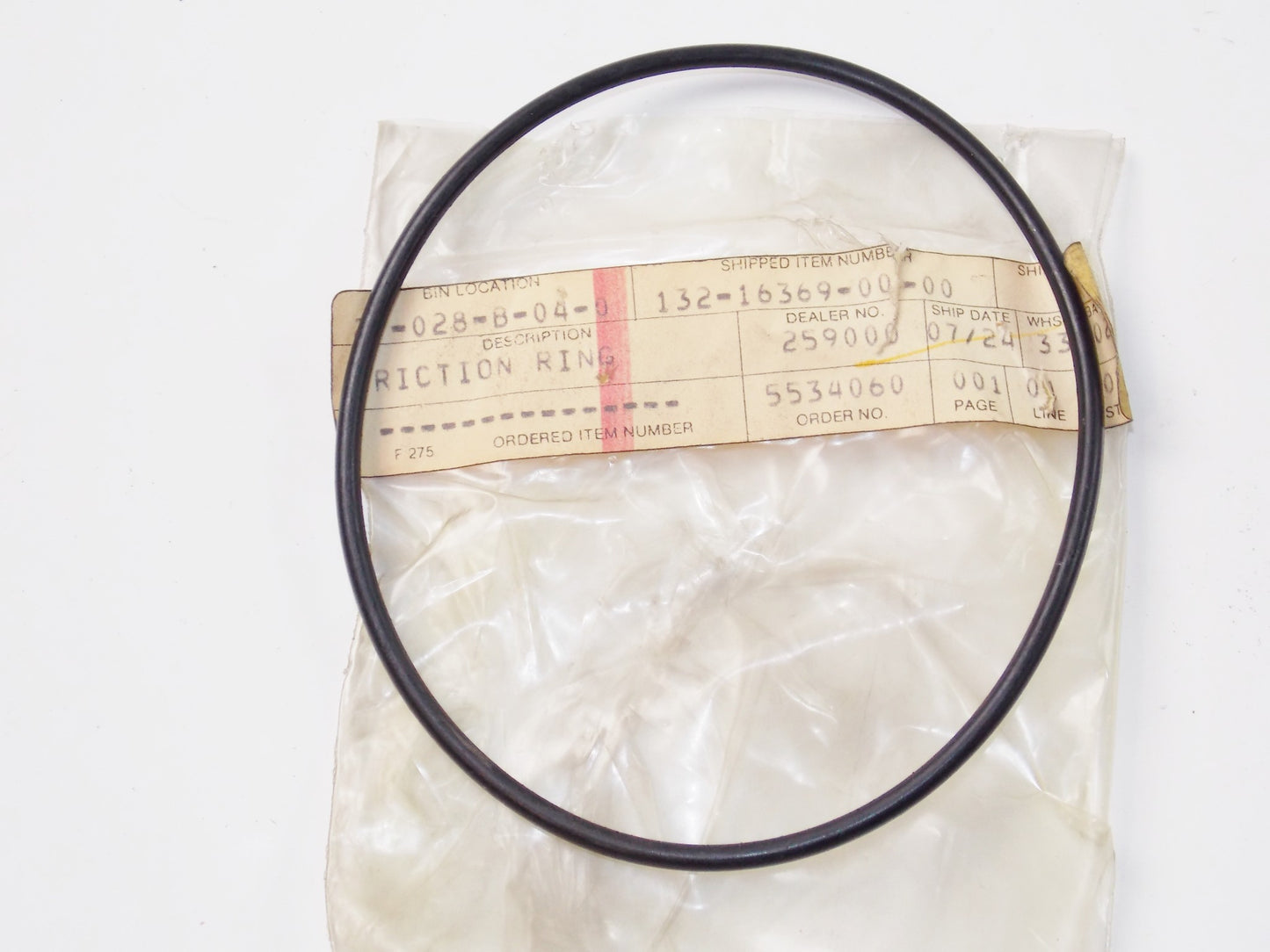 NOS OEM YAMAHA 66-76 YL1/E YAS1C HS1B LS2 DT MX 100A RING FRICTION #132-16369-00 - MotoRaider