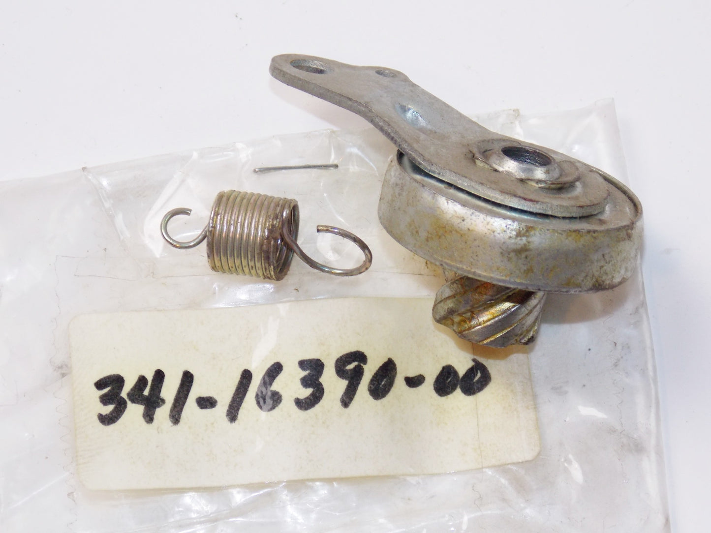 NOS BALL SCREW ASSEMBLY + SPRING YAMAHA 73-74 TX750 TX750A # 341-16390-00 - MotoRaider