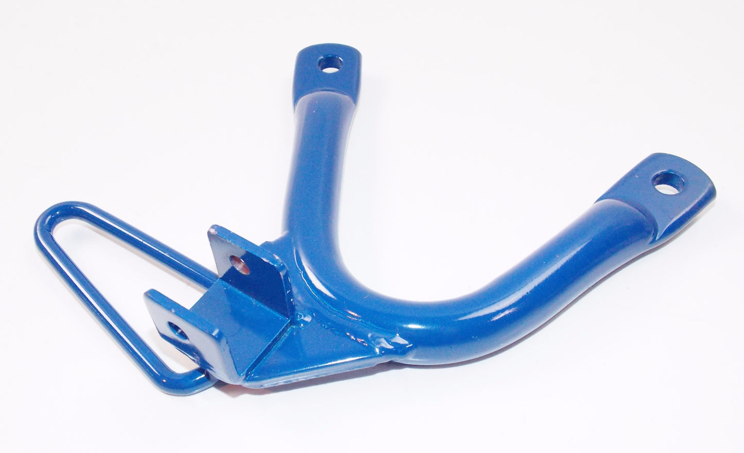 NOS OEM CAGIVA 87-88 T4-350R/E T4-500R/E RH BLUE FOOT REST SUPPORT 800L50318 - MotoRaider