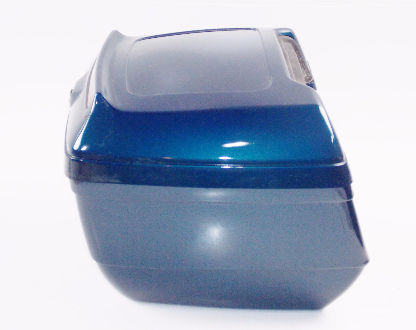 BLUE SCOOTER MOPED APRILIA AMICO REAR TOP CASE HOLDER LUGGAGE+KEY 13.5x13.5x10 - MotoRaider