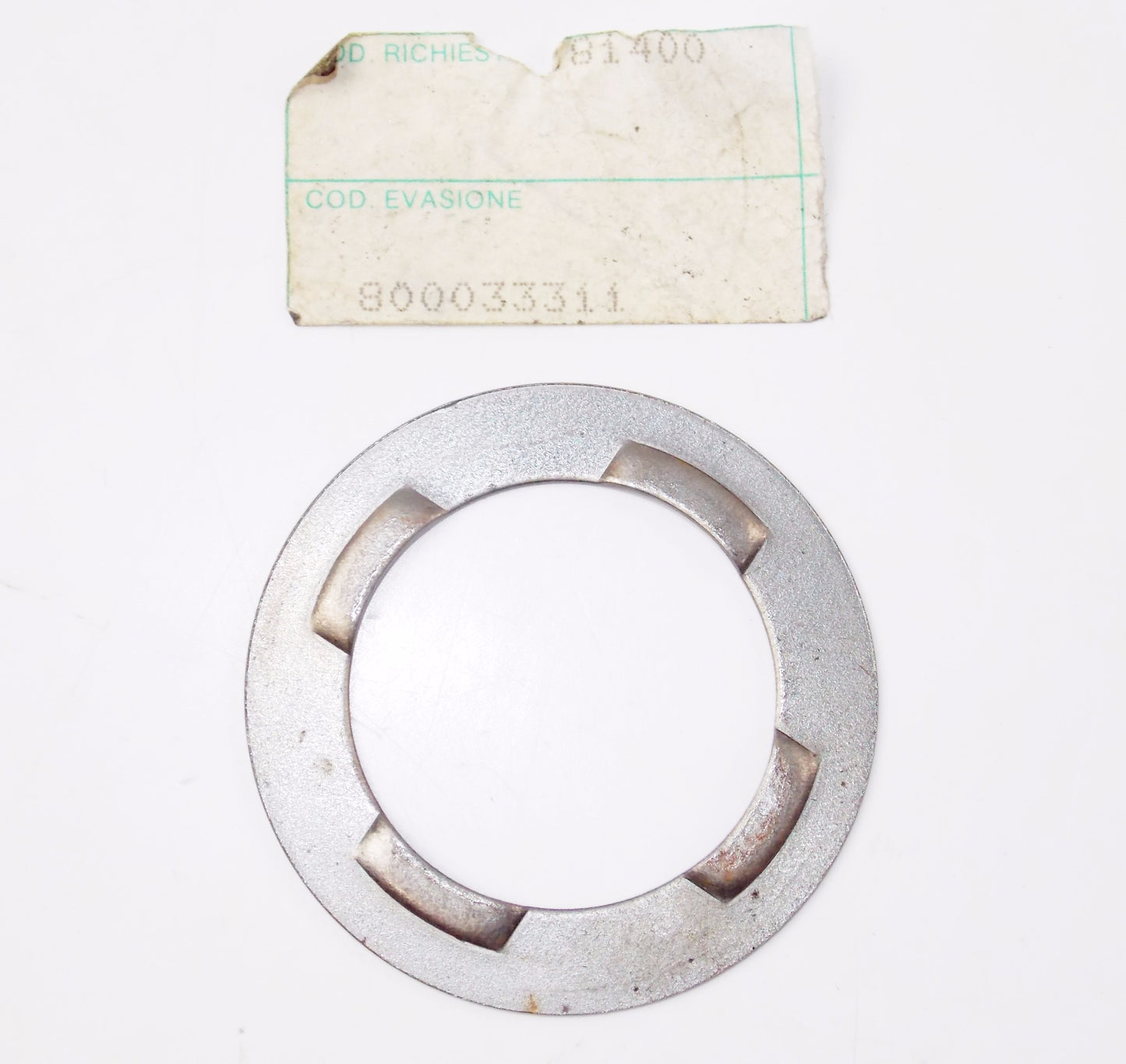 NOS OEM CAGIVA 85 ALETTA ROSA 125 83 WMX 125/3 CRANKCASE RH/LH WASHER 800033311 - MotoRaider