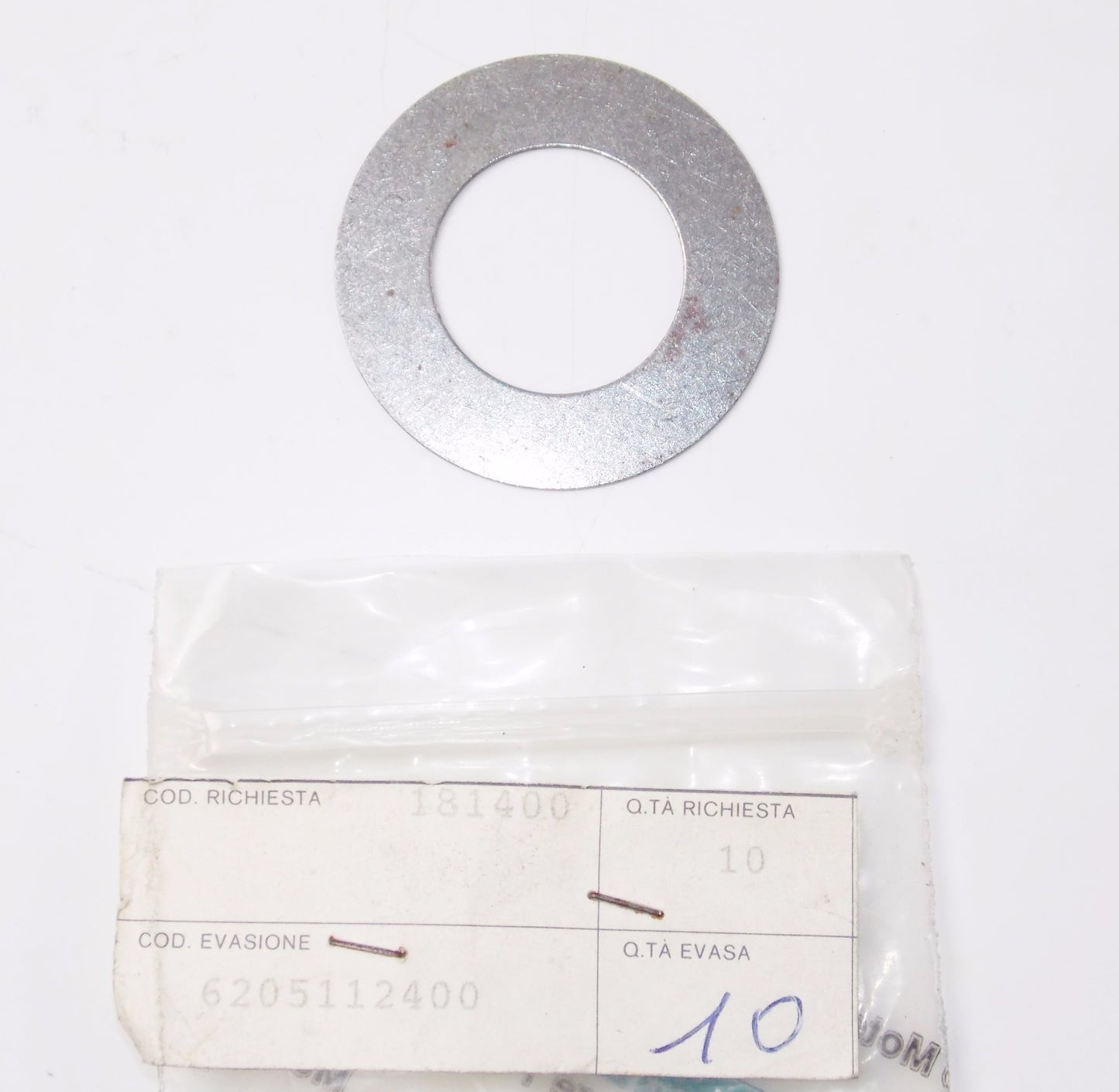 NOS OEM CAGIVA 1993-1998 ROADSTER 125/200/521 FRONT WHEEL WASHER 6205112400 - MotoRaider