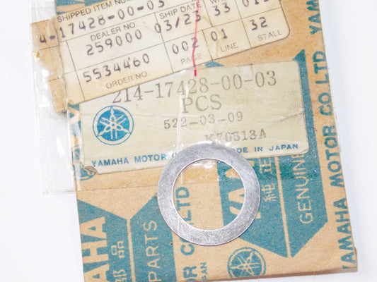 NOS OEM AXLE DRIVE SHIM 1 YAMAHA DT1 DT2 RT2 YZ250 YZ360 # 214-17428-00-03 - MotoRaider