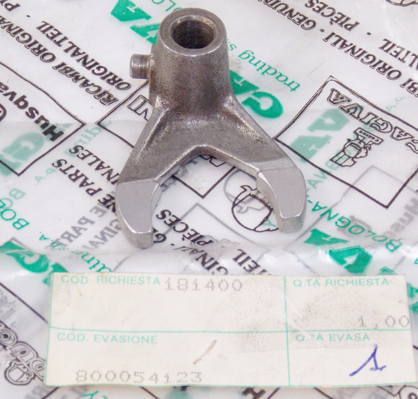 NOS OEM CAGIVA 1989-1994 COCIS 50|-2 K3 PRIMA W4-92 FORK GEAR 2nd-4th 800054123 - MotoRaider