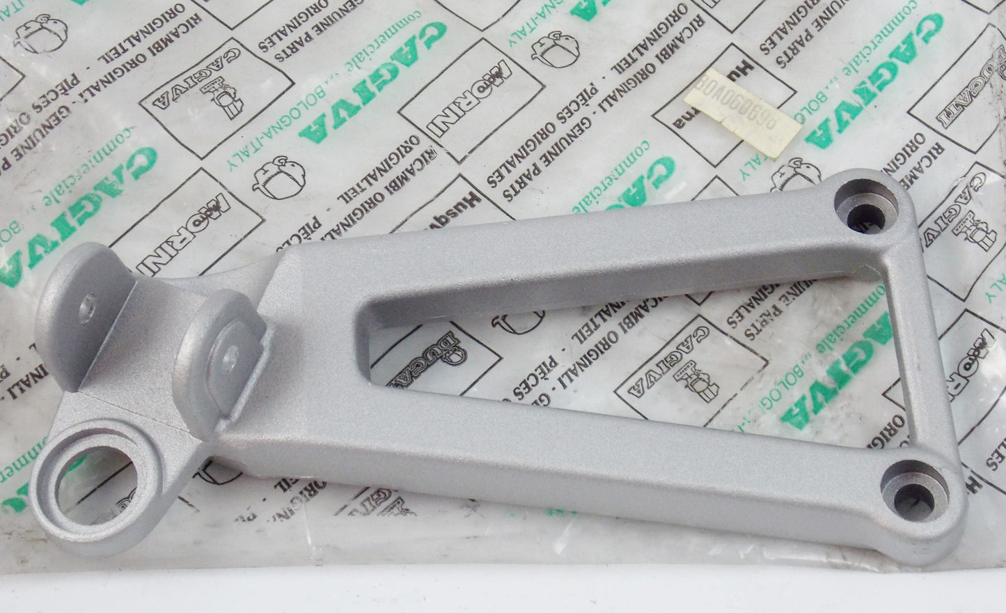 NOS OEM CAGIVA 1989-92 MITO 2 RACING WMX 240-250 RH PASSENGER FOOTREST 80A060698 - MotoRaider