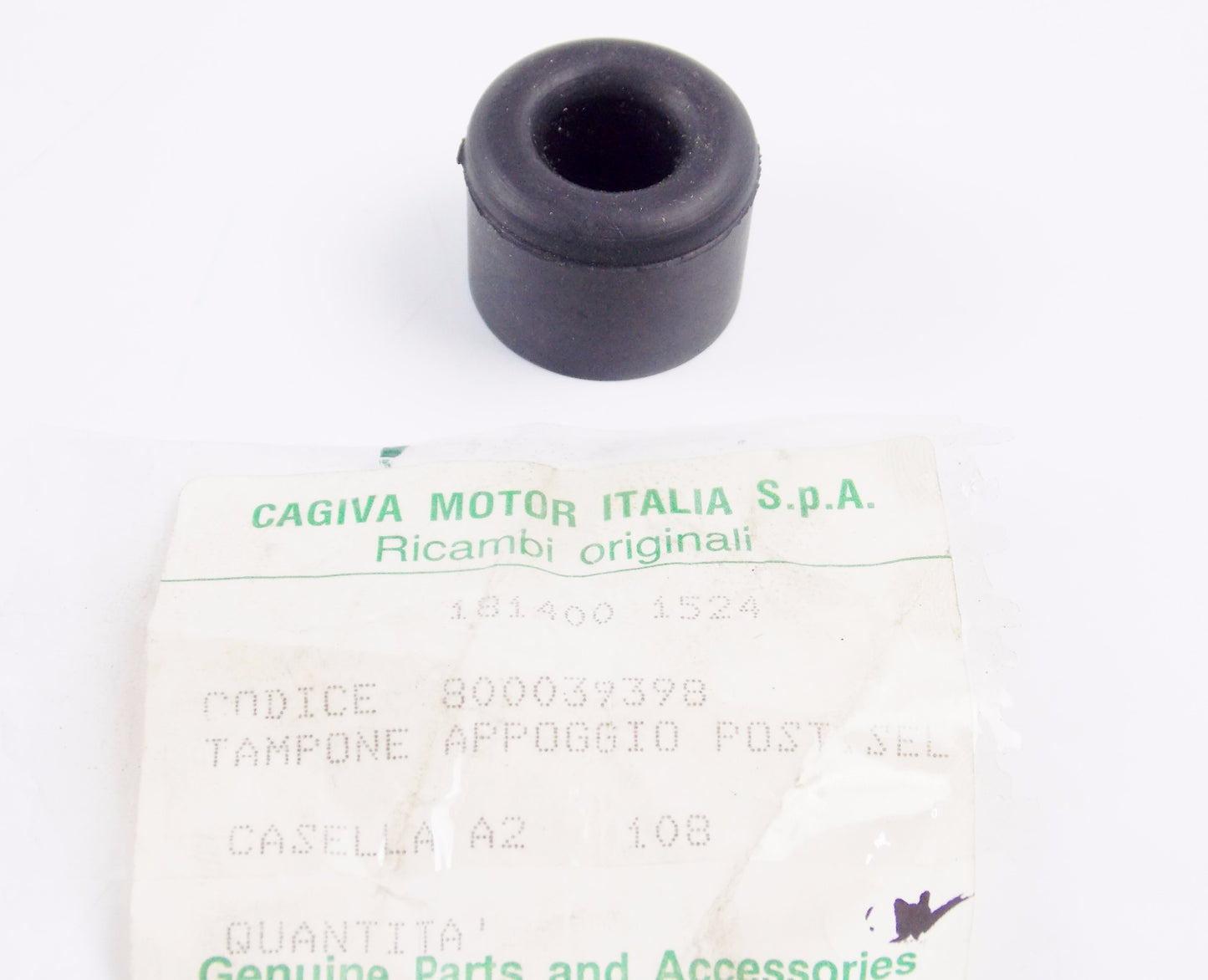 OEM CAGIVA 88-93 BLUES 125 ELEFANTRE 125 ROADSTER 521 RUBBER SEAT PAD 800039398 - MotoRaider