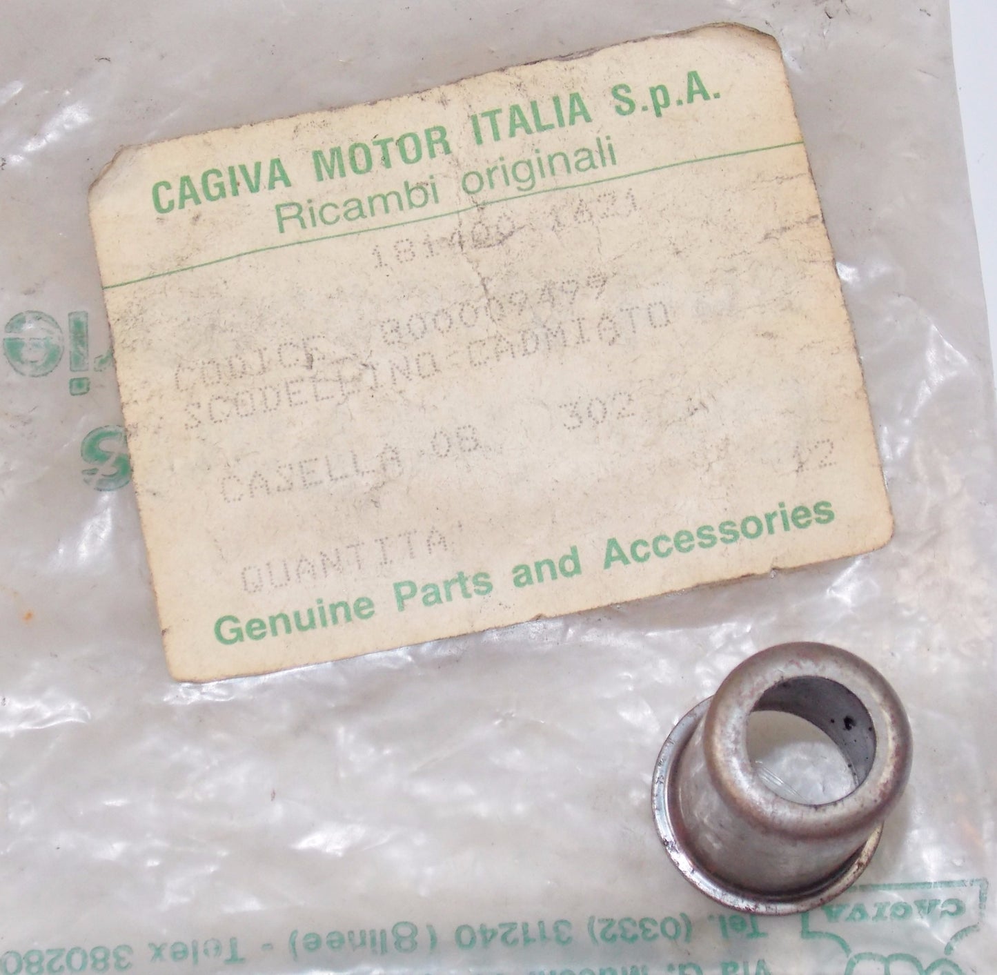 NOS OEM CAGIVA 1981 SST 125/ALETTA /ELECTRA CLUTCH SPRING CUP 800009499 - MotoRaider