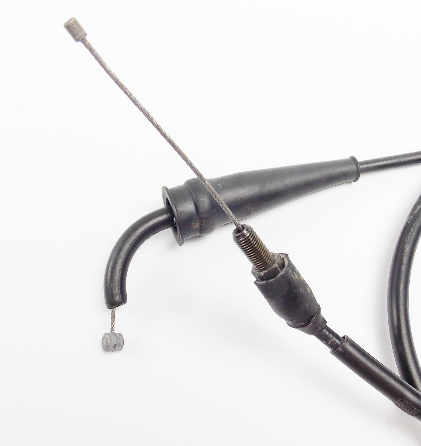 1990 YAMAHA YZ125 BLACK VINYL THROTTLE CABLE - MotoRaider