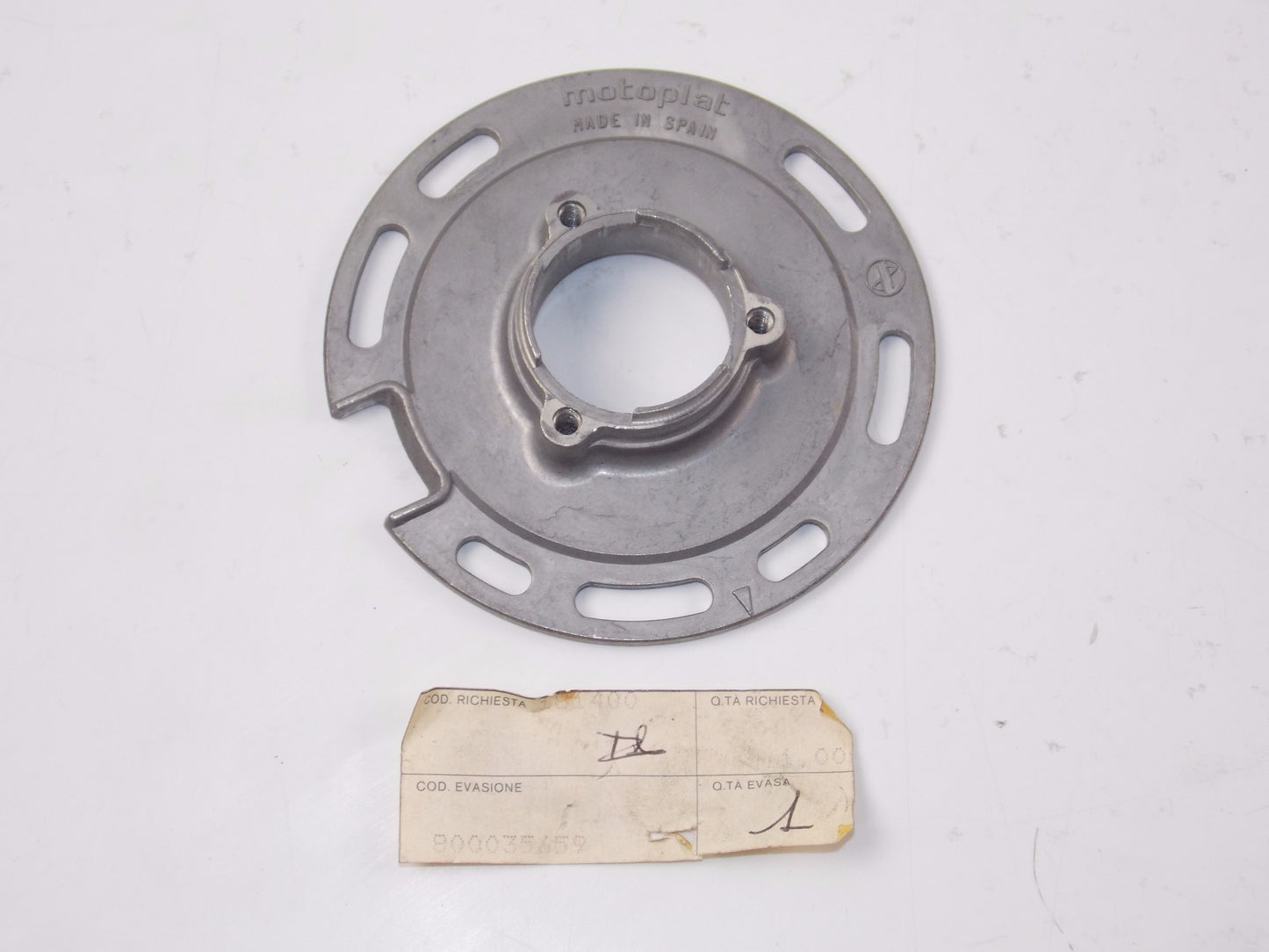 OEM CAGIVA 85 ALETTA ROSSA 125 '87 ELEFANTRE 125 STATOR PLATE MOTOPLAT 800035659 - MotoRaider