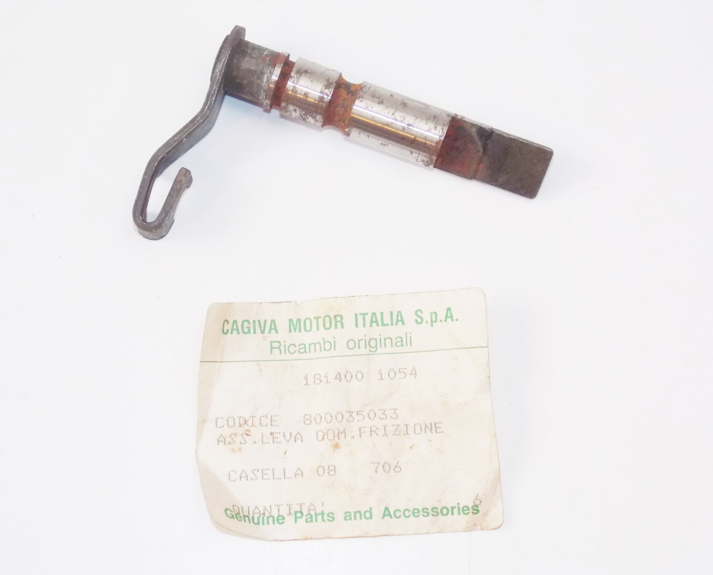 NOS OEM CAGIVA ALETTA ELECTRA PRIMARY DRIVE CLUTCH LEVER ACTUATOR 800035033 - MotoRaider