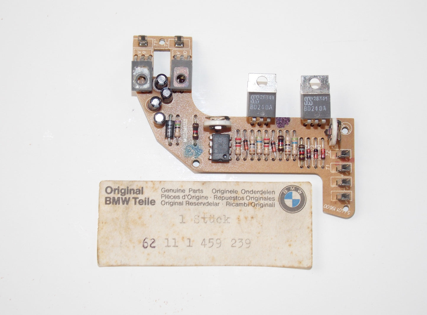 NOS OEM BMW 84-96 K 100 LT/RS/ST K 75 C//RT/S PRINTED CIRCUIT BOARD #62111459239 - MotoRaider