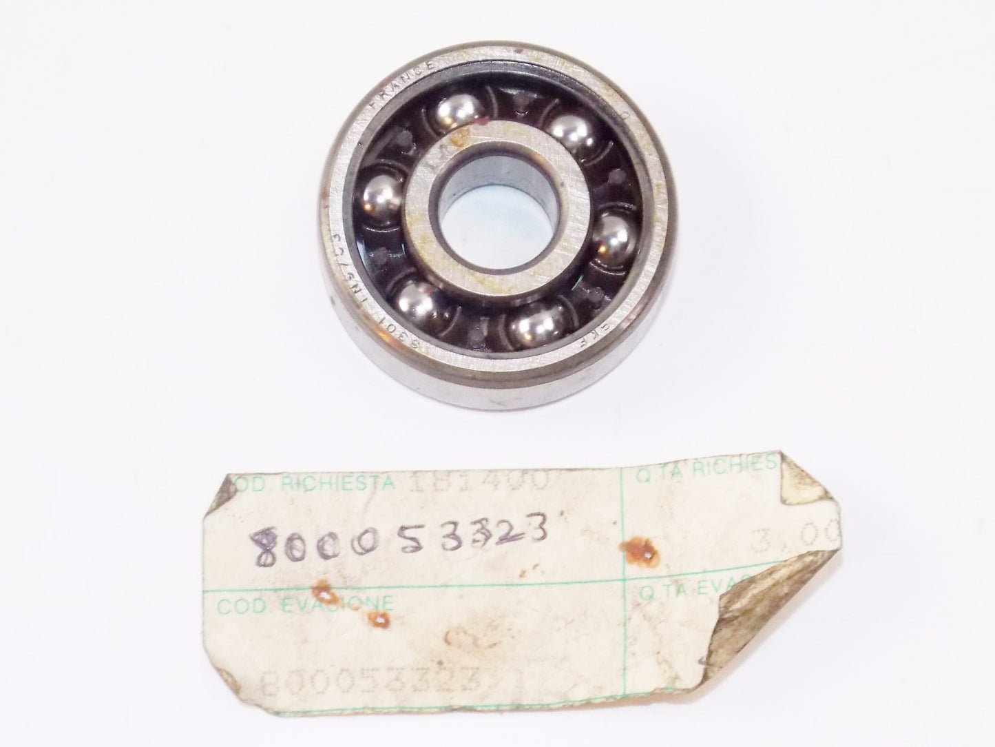 NOS OEM CAGIVA 1988-1994 COCIS 50 K3 PRIMA 50 SUPER CITY 50 W4 BEARING 800053323 - MotoRaider