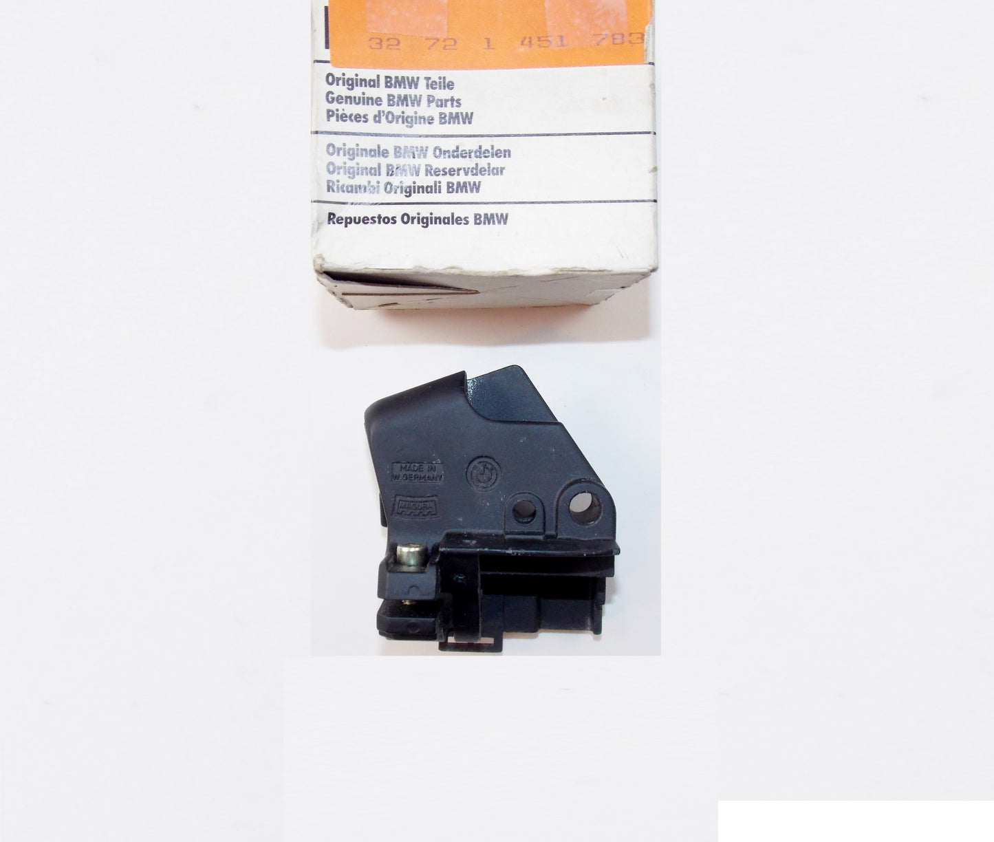 NOS OEM BMW 84-07 K100/LT/1100LT R1100R/850R HANDLE UNIT LFT HOUSING 32721451783 - MotoRaider