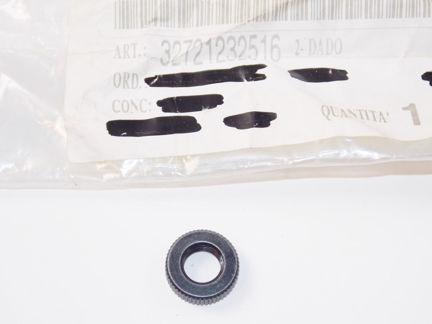 NOS OEM BMW 74-07 K100/LT/RS/1100LT/75 R100CS/7T KNURLED HEAD NUT # 32721232516 - MotoRaider