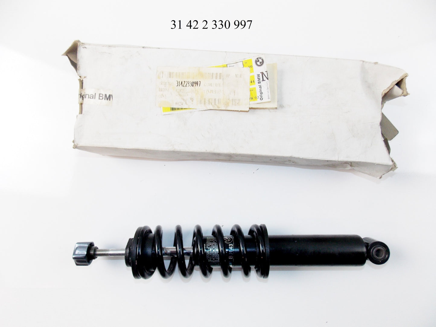 NOS OEM BMW 97-05 R 1100 SHOWA B0143 FRONT SPRING STRUT # 31422330997 - MotoRaider