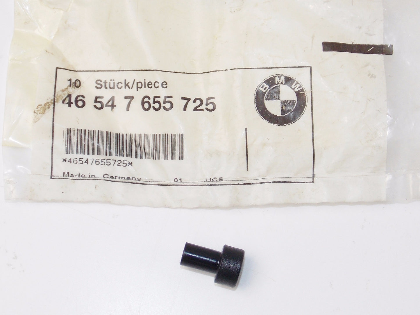 NOS OEM BMW 2000-2006 R 1150 R R 1150 R Rockstger LUGGAGE GRID CAP 46547655725 - MotoRaider