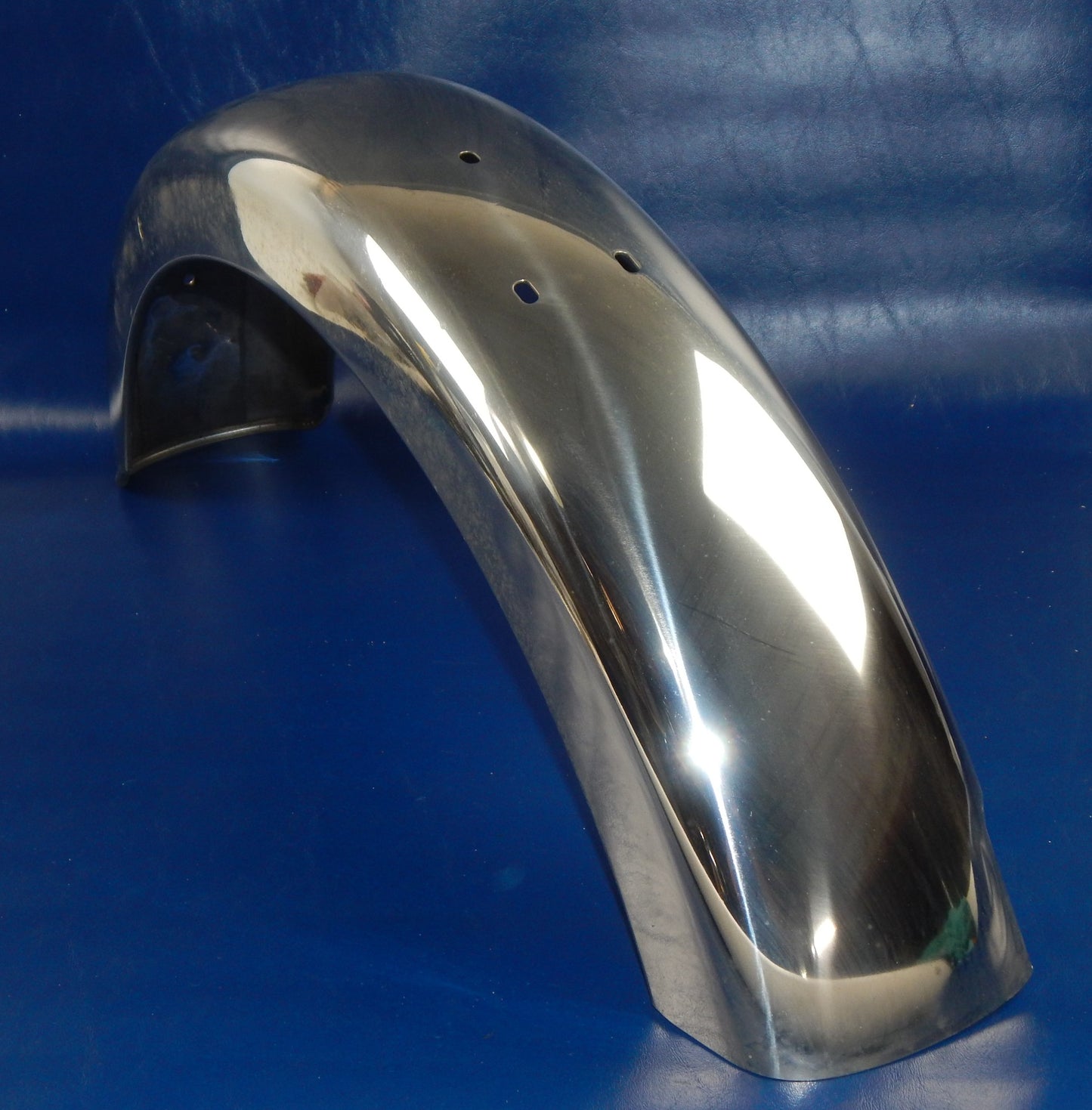 NOS 1970's ZUNDAPP KS125 LAVERDA LZ125 STAINLESS REAR FENDER MUD GUARD VINTAGE - MotoRaider