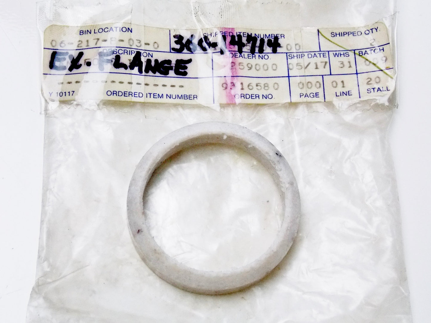 NOS OEM YAMAHA 73-75 RD250/A/B RD350/A/B GASKET MUFFLER 360-14714-00 - MotoRaider