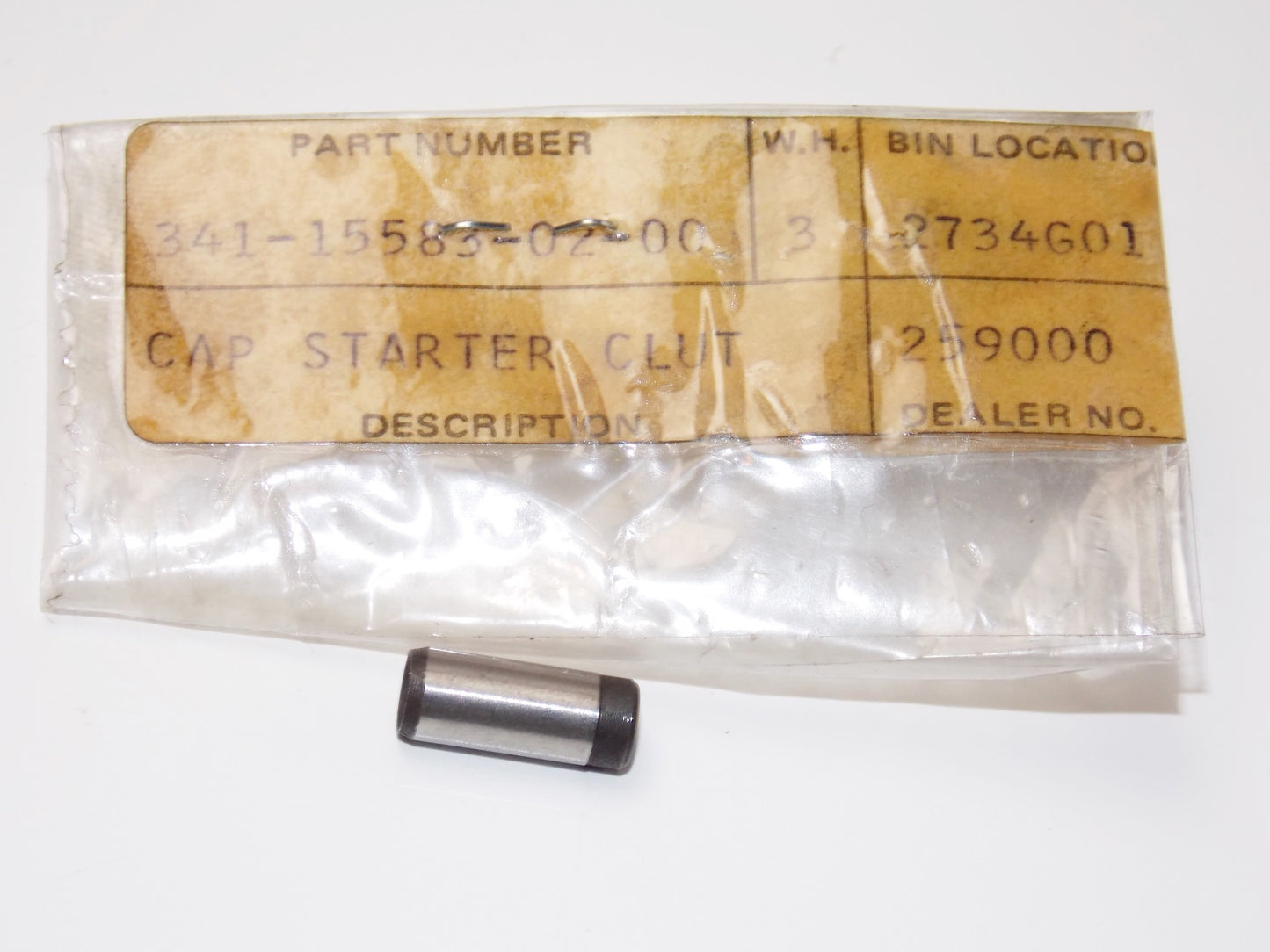 NOS OEM YAMAHA 77-13 TRAILWAY SEROW V-MAX CAP STARTER CLUTCH SPRING 341-15583-02 - MotoRaider