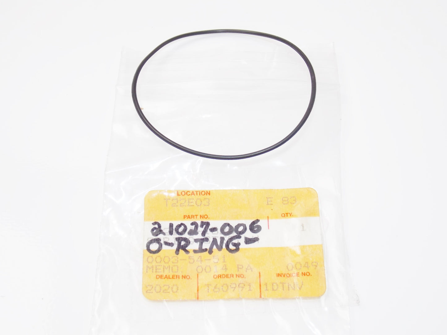 NOS OEM KAWASAKI 74-83 KLT200 KZ250/400/750 O-RING 65mm 21027-006 - MotoRaider