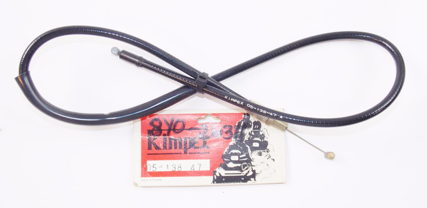 NOS KIMPEX 05-138-47 CABLE THROTTLE 1 YAMAHA 85-91 SRV SS440 XLV OE 8Y0-26311-00 - MotoRaider