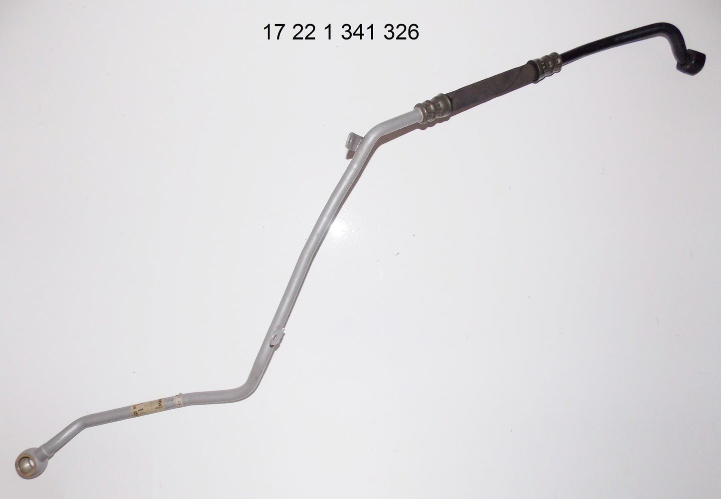NOS OEM BMW 91-01 R 1100 RS SILVER OIL COOLER PIPE OUTLET 17221341326 - MotoRaider