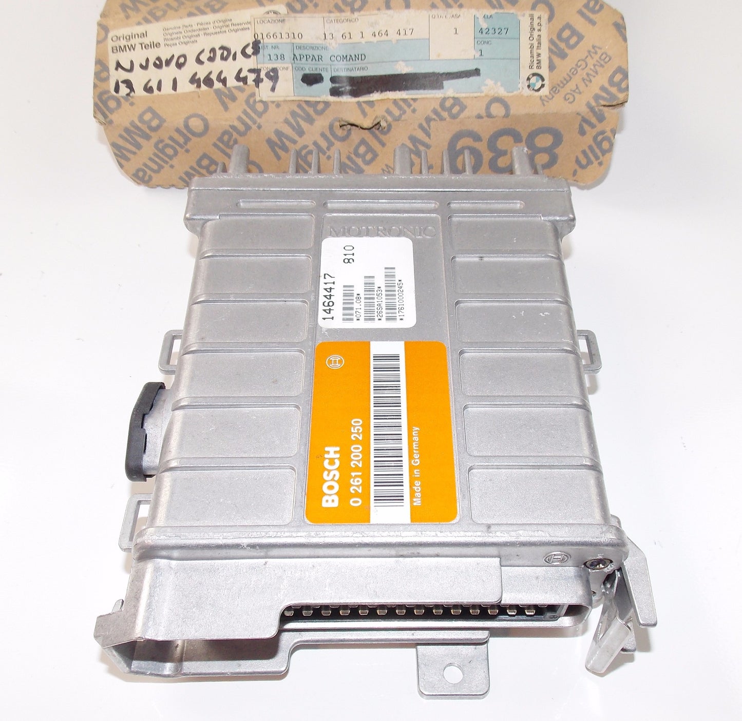 NOS OEM BMW 90-97 K1/100RS/LT THROTTLE HOUSING CONTROL UNIT MOTRONIC 13611464417 - MotoRaider