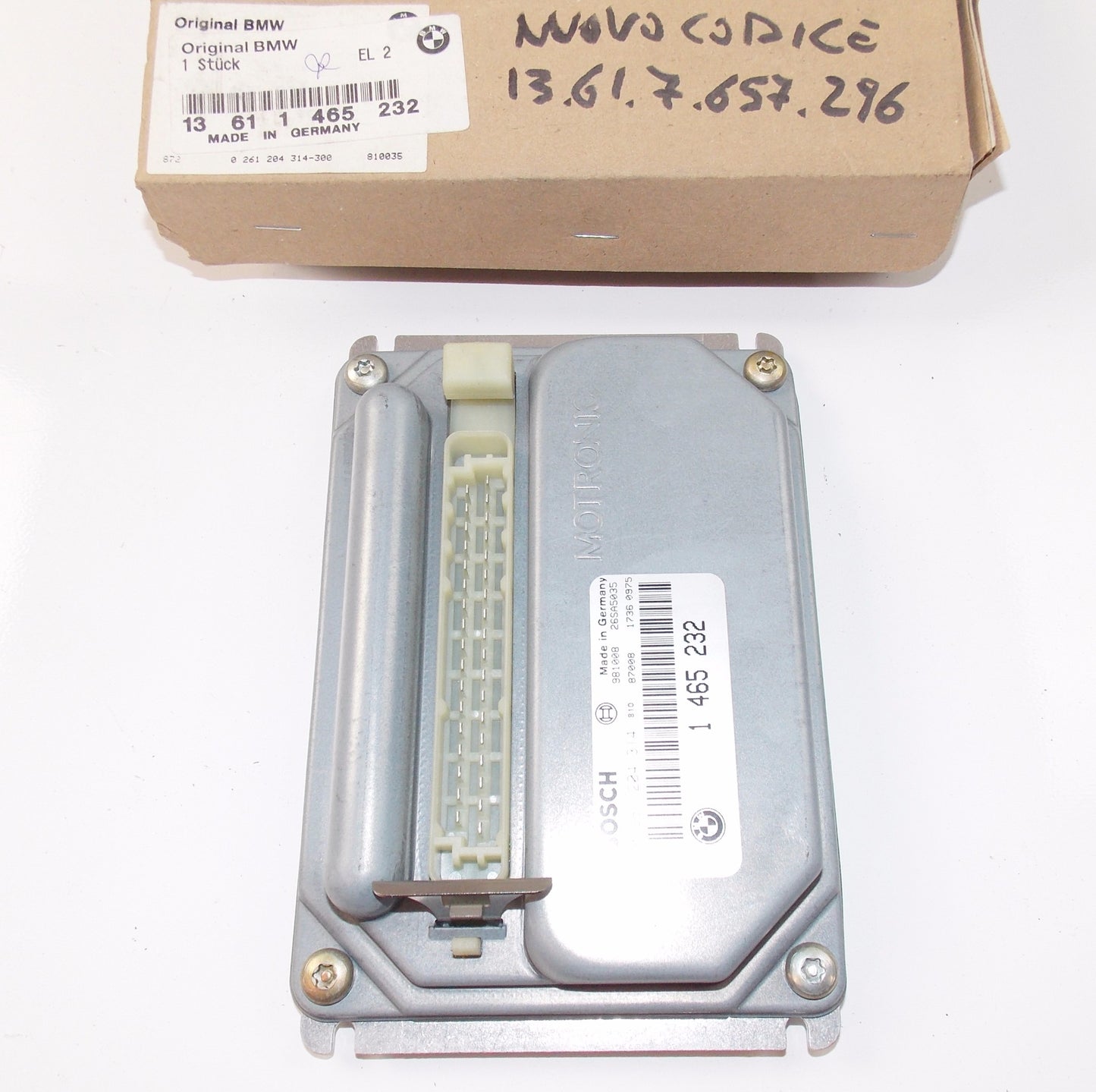 OEM BMW 96-05 K1200GT/RS THRTL HOUSING CTRL UNIT MOTRONIC MA2.4 EU2 13611465232 - MotoRaider